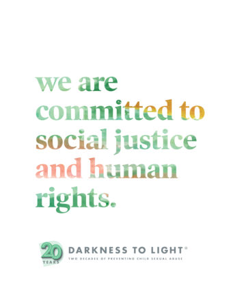 We are committed to social justice and human rights
