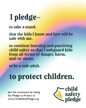 Introducing Child Safety Pledge; Taking a Stand to Keep Children Happy & Safe