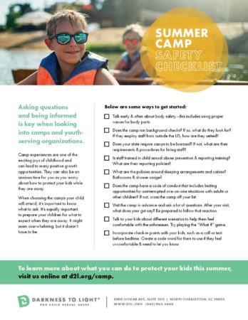 What it Takes to Protect Children, Our Summer Camp Toolkit